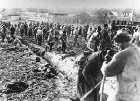 Soviet prisoners of war at forced labour
